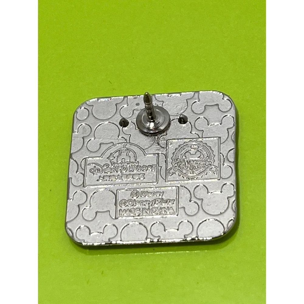 Disney Parks Rex Toy‎ Story Square Enamel Pin Green Dinosaur Collectible EUC